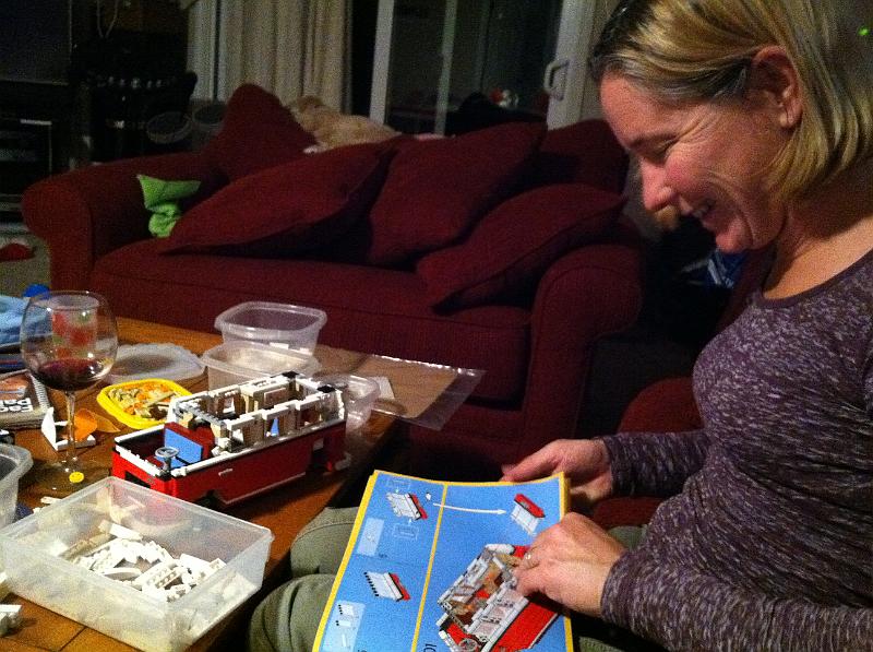 img_2614.jpg - Mary working on her Lego VW camper