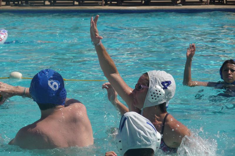 p1080170.jpg - Mary tries her hand at water polo