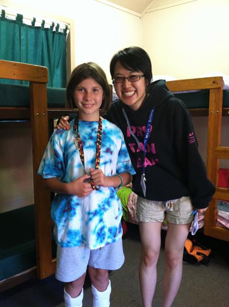 img_1792.jpg - Kayla meets her new counselor at MDA camp