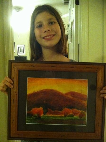 img_2702.jpg - Kayla's  chalk pastel drawing that we auctioned off for the MDA