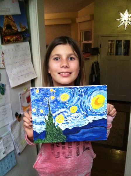 img_2639.jpg - Kayla's magnificent artwork: Van Gogh reproduction