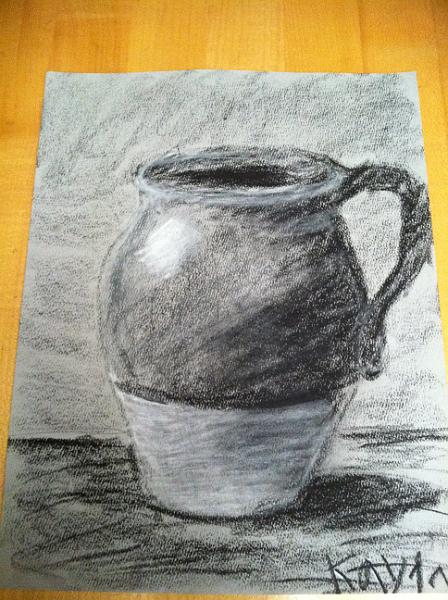 img_2677.jpg - Kayla's excellent charcoal pencil drawing