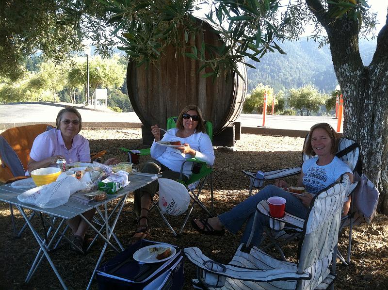 img_3041.jpg - Pre-concert meal with Pam and Ellen at Mountain Winery