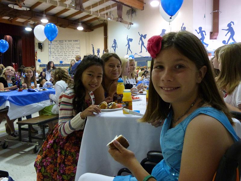 p1010269.jpg - Kayla all dressed up for 5th grade graduation