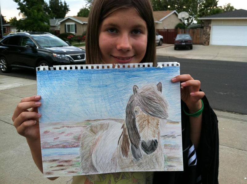 img_3353.jpg - Kayla's sketch "If Justin Bieber was a Horse"