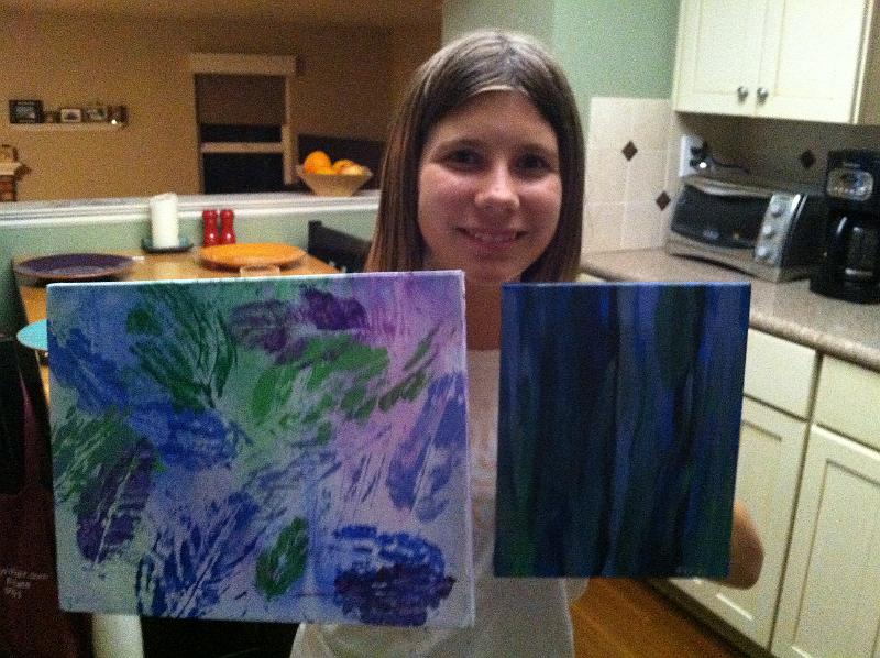 img_3392.jpg - Kayla showing off her latest artwork